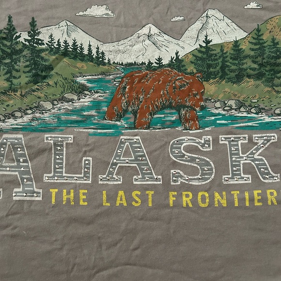 Alaska last frontier cropped tee - Picture 1 of 3